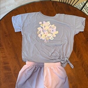 adidas Kids Matching Set in Purple and Pink